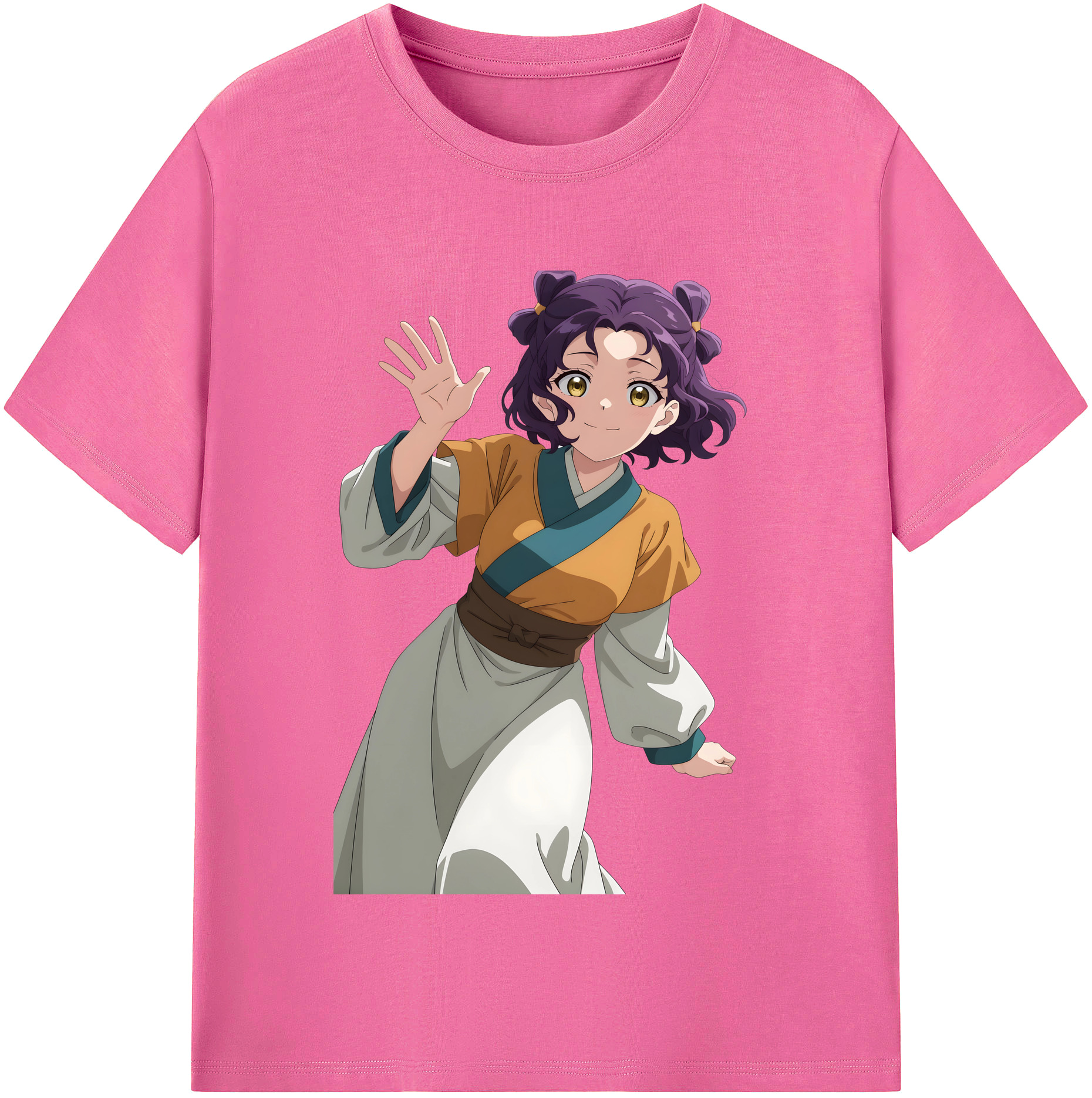 （画像用） 薬屋のひとりごと The Apothecary Diaries レディースカジュアルプリントTシャツ（綿100％）